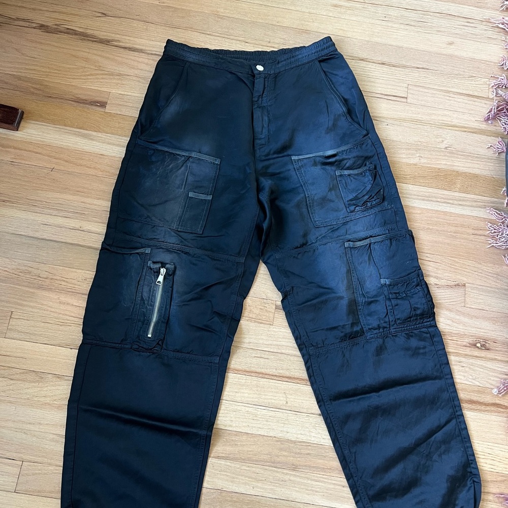 Diesel Men's Black Cargo Pants
